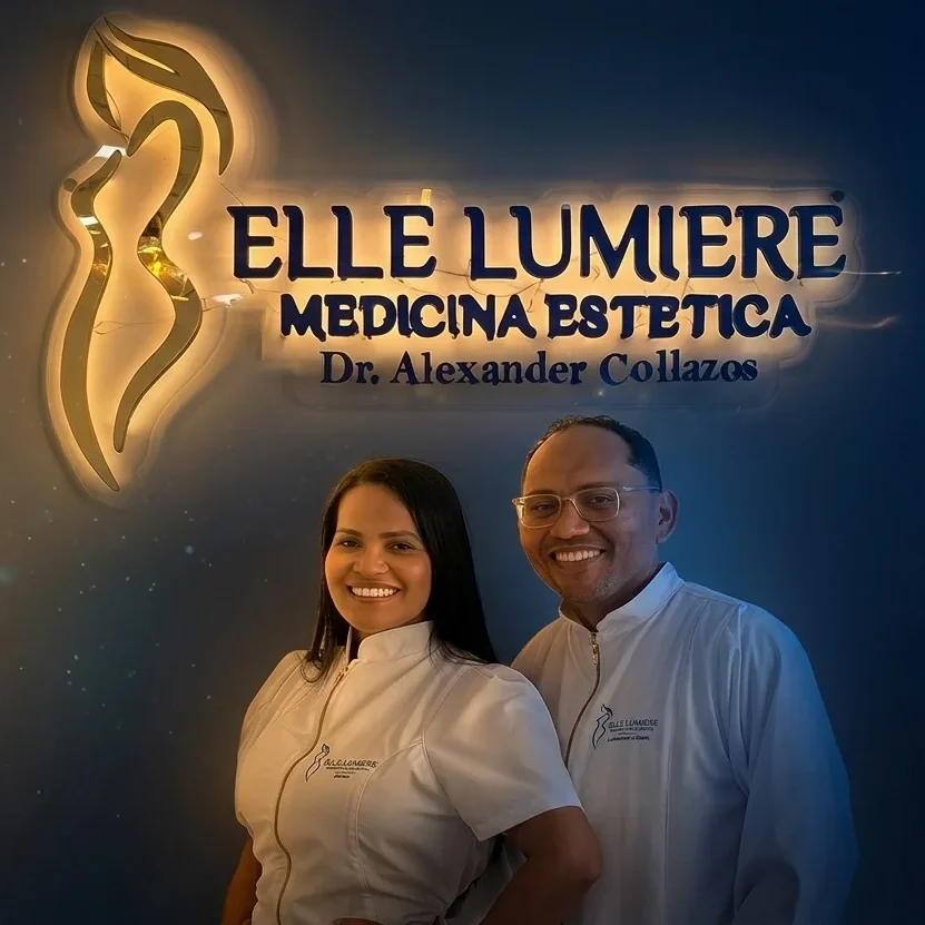 Equipo de médico y esteticista de Belle Lumiere Medicina Estética en Madrid